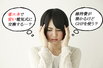 GHPから電気への交換　工事